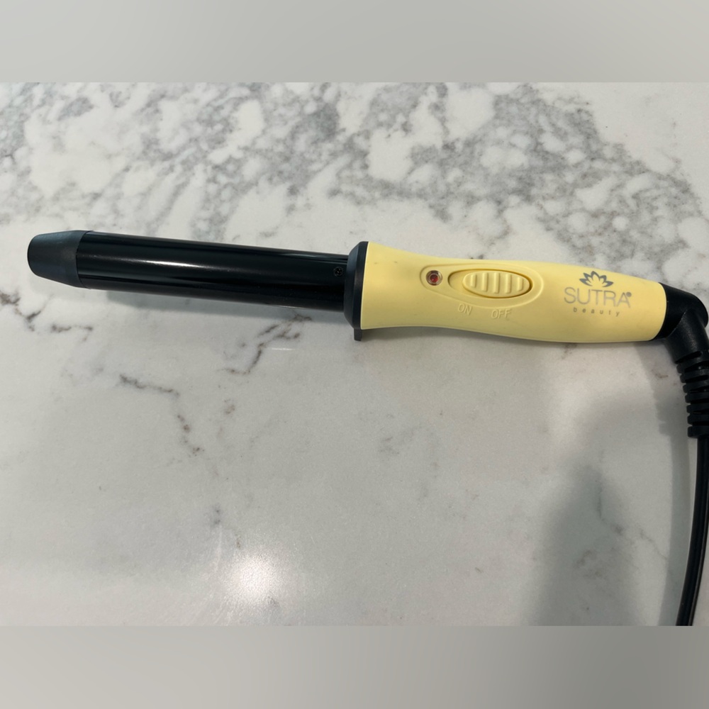 Sutra Beauty Yellow and Black MINI Curling Wand